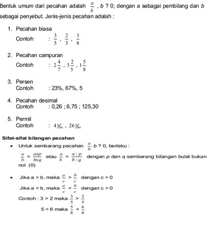 Soal bilangan bulat dan pecahan smp kelas 7 pdf